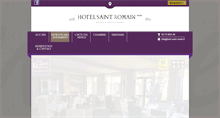 Desktop Screenshot of hotel-saint-romain.fr